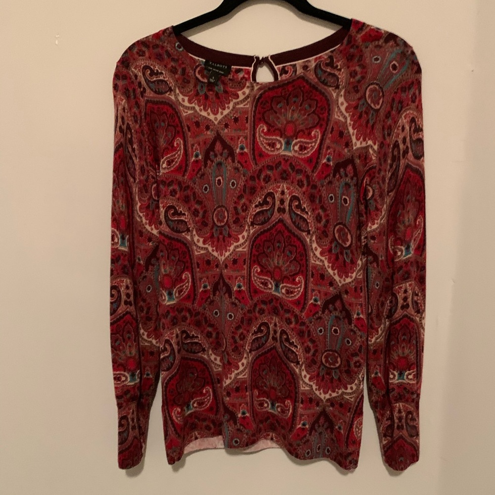 Talbots 100% wool top